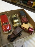 Group of toy cars woody designs