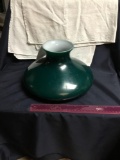 vintage green case glass shade for a student lamp