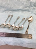 Vintage six piece tablespoons