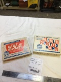 two piece 1960s Bible games