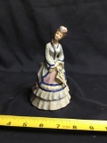 Victorian lady figure original goldscheider info on bottom