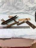 Antique door handle parts