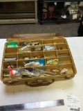 large Plano tackle box with contents