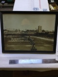 antique black and white photo of opening day of Olympics early 1900s