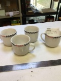 four piece Gibson Coca-Cola mugs