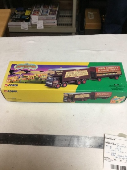 vintage mint inbox 1995 CORGI Classics diecast truck with trailer