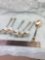 Vintage six piece tablespoons
