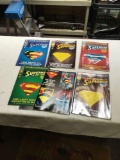 6pc. Superman comic books