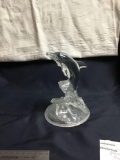Glass dolphin figure