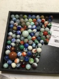 vintage group of marbles