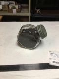 antique general store counter jar with metal bail