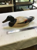 hand-painted wood duck decoy