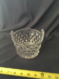 Vintage crystal ice bucket