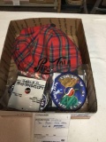 vintage three-piece Pepsi-Cola items hat and patches