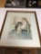 vintage Bessie Pease Gutman framed print child with puppy