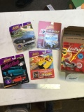 box of five piece Johnny lightning diecast cars miscellaneous series