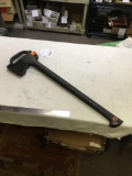 like new FISKARS ax with cover