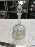 vintage crystal decanter excellent shape