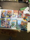vintage box of 90s comics various subjects great shape
