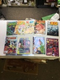 inches box of nine piece comic various subjects great shape