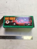 vintage Texaco 1929 Mac fire truck diecast metal bank with fire chief hat in domination