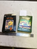 vintage trapeze video games Pac-Man in pitfall with instructions
