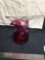 Vintage cranberry glass vase excellent shape