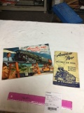 vintage two piece American flyers train instruction books