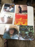 vintage group of 60s to 70s record albums various artists