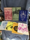 Vintage stack of seven books the museum of historical arms Inc