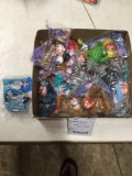 box of miscellaneous fast food collectibles ty miniatures
