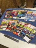 box of vintage hot rod magazines