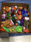 box of vintage collectible kid toys