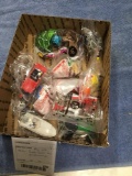box of miscellaneous fast food toy giveaways