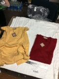 New two-piece west port brand men?s sweaters 2XL red and yellow