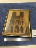 vintage framed print of rheumatoid cathedral