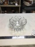 vintage MIKASA crystal bowl from Austria with label on bottom