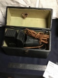 Vintage miniature projector with case model RK by society for visual education