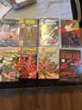 Group of eight miscellaneous comics