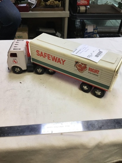 vintage Safeway truck and trailer