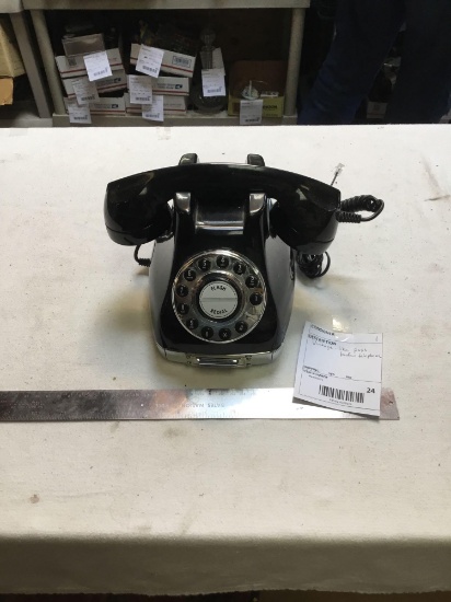 vintage rotary dial like push button telephone