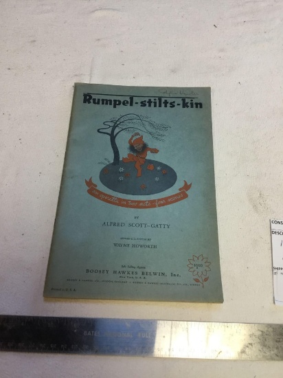 1940s Rumpel still skin opera program