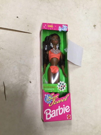 vintage 1993 Barbie Sun jewel doll in original box