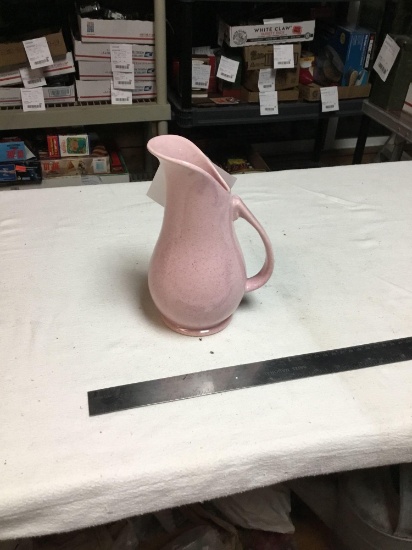 vintage brush McCoy pitcher