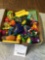 box of vintage collectible kid toys