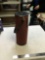 vintage plaid thermos holder with handle