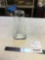 etched , glass vase