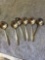 vintage, six piece community plate, spoons