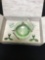 vintage MOSSER glass Jennifer set number six green Childs miniature set