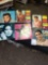 vintage six piece vinyl records